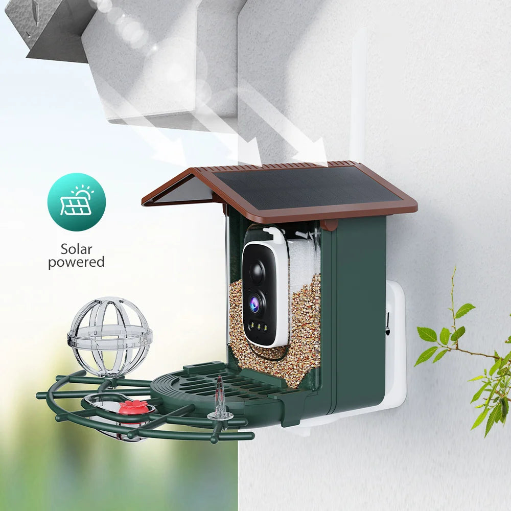 Observez les oiseaux de votre jardin en haute définition avec le nichoir connecté Nest-oo. Vision nocturne, WiFi, détection PIR et audio bidirectionnel pour une observation naturelle.