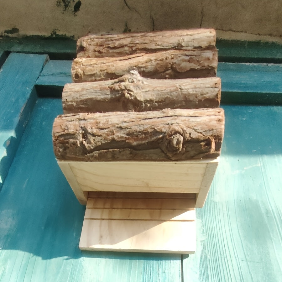 Nichoir en bois naturel chauve souris 8