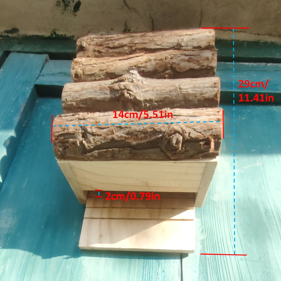 Nichoir en bois naturel chauve souris 6